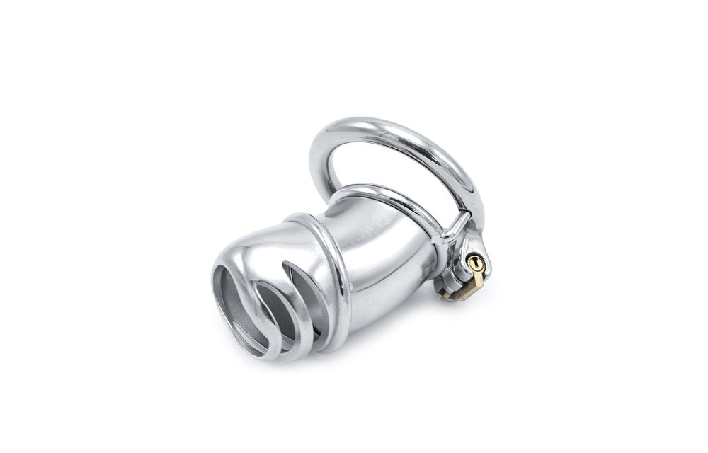 Modern Tube Chastity Device made of Stainless Steel – Strong & Safe