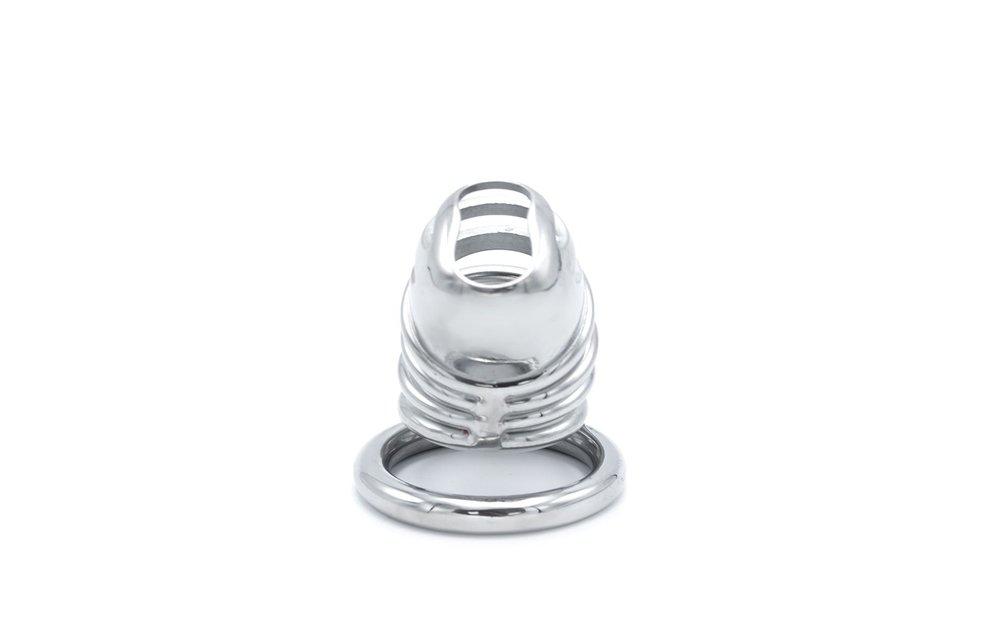 Modern stainless steel chastity device | 65 mm closure