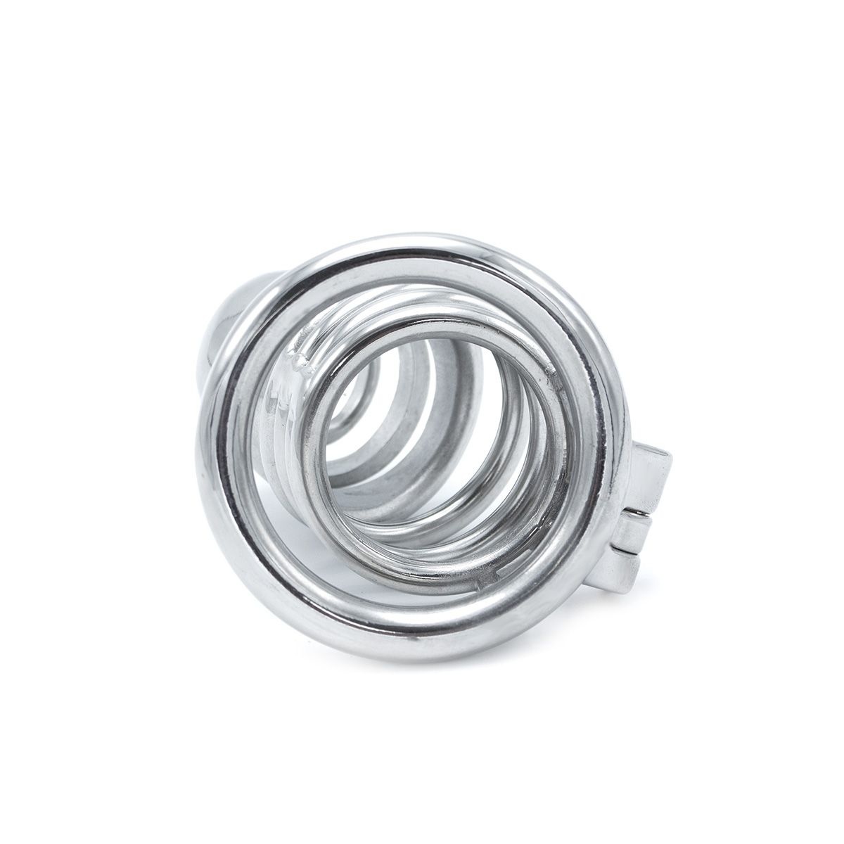 Modern stainless steel chastity device | 65 mm closure