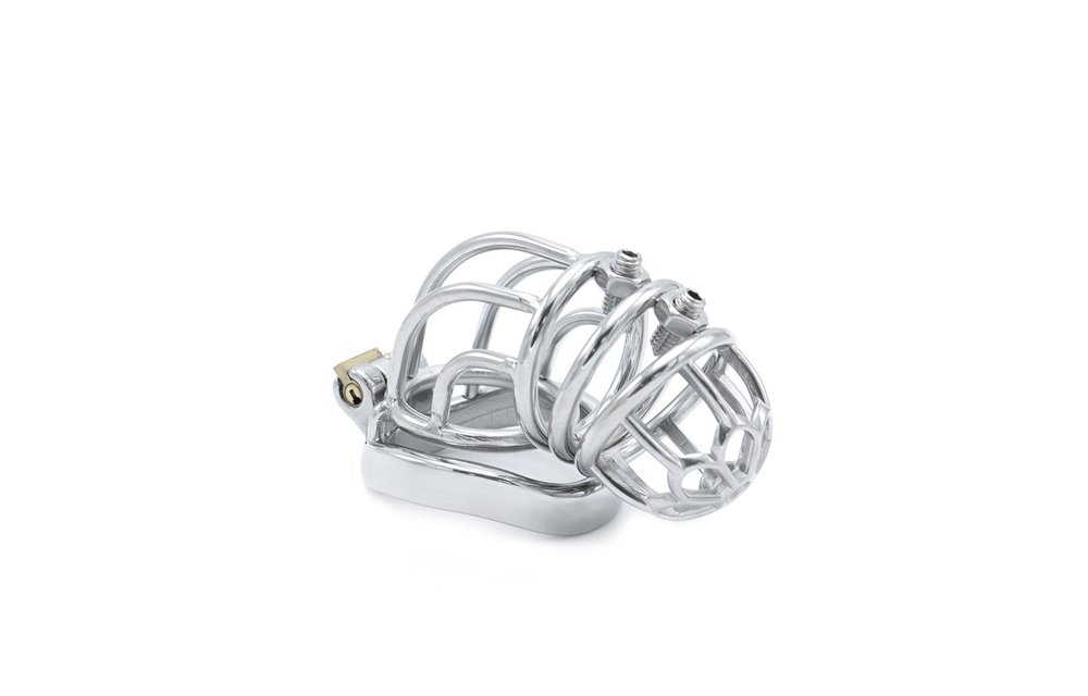 Chastity Device Curve Torture | Stainless Steel BDSM Cage