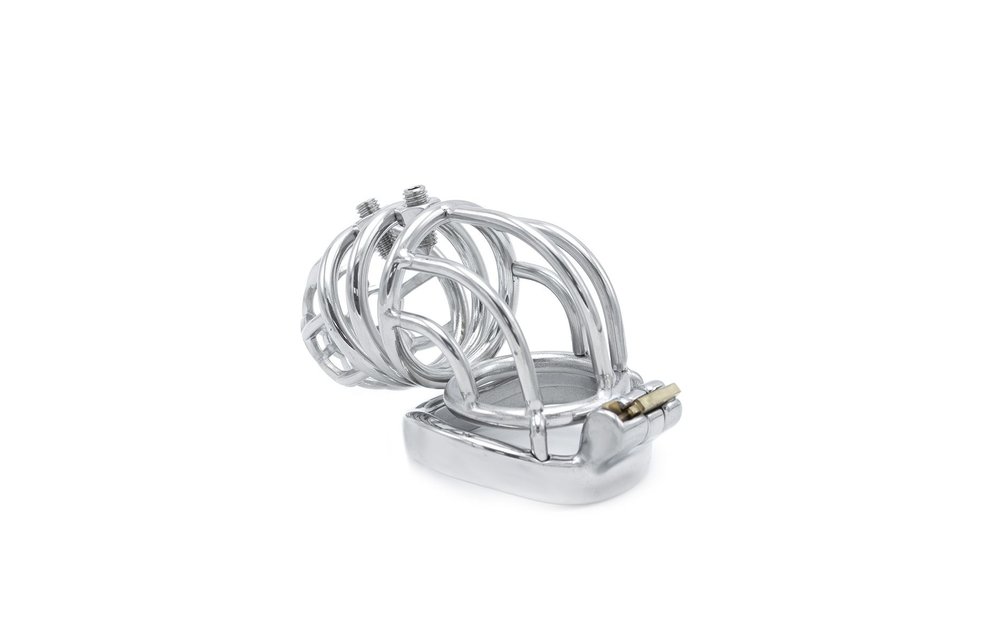 Chastity Device Curve Torture | Stainless Steel BDSM Cage