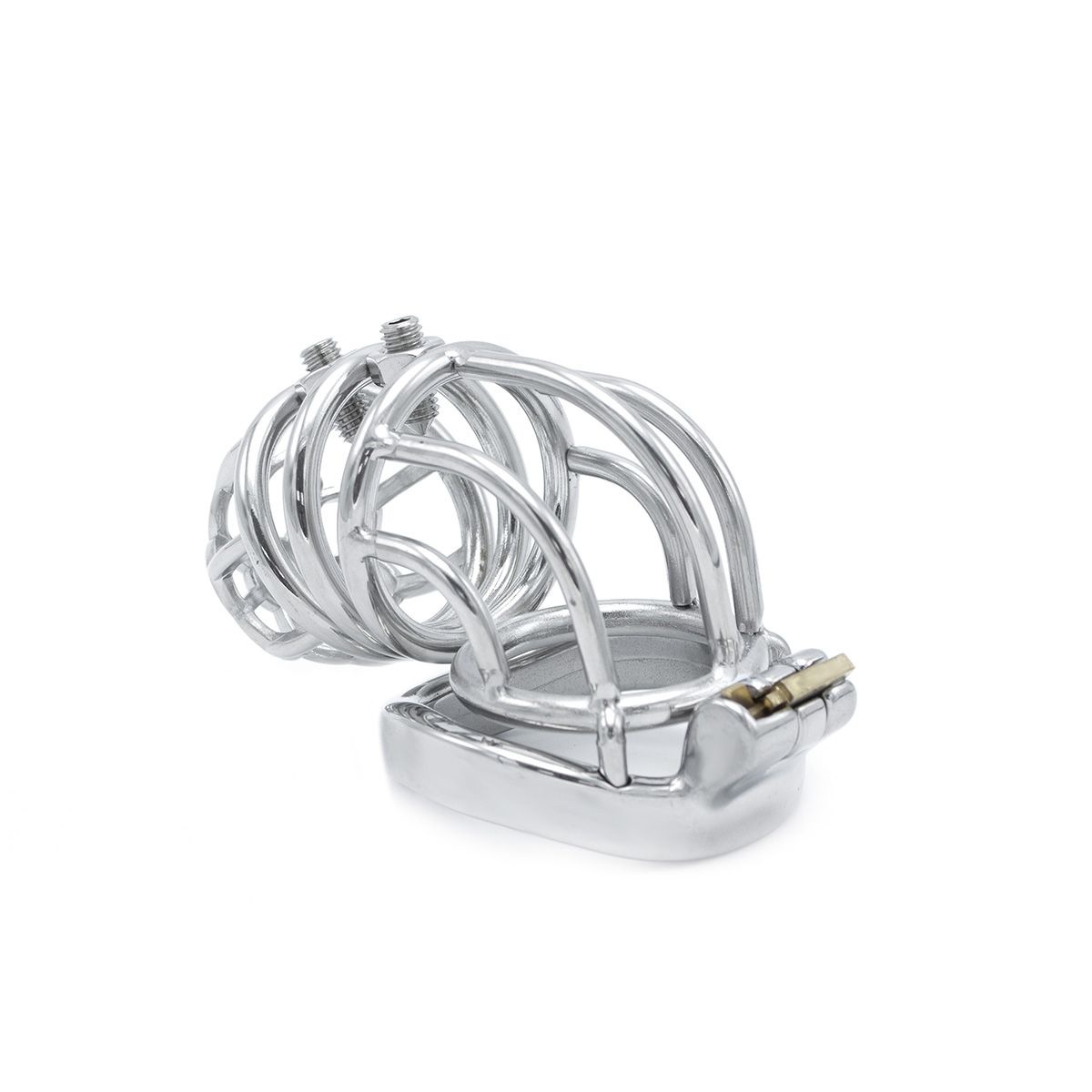 Chastity Device Curve Torture | Stainless Steel BDSM Cage