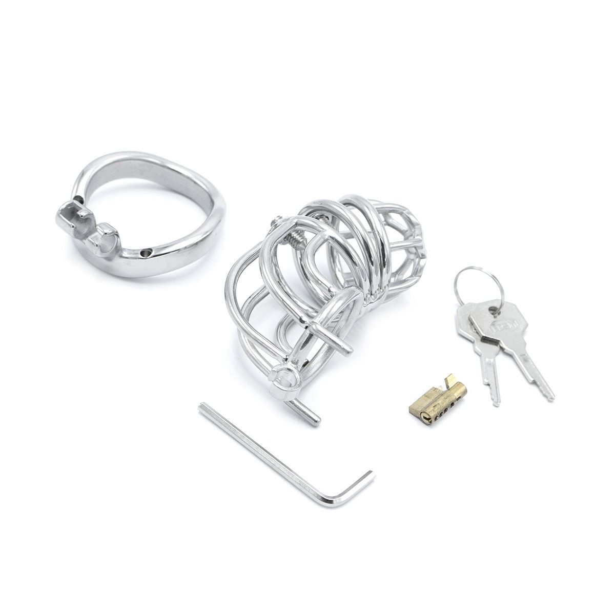 Kuisheid Apparaat Curve Marteling | Roestvrij Staal BDSM Cage