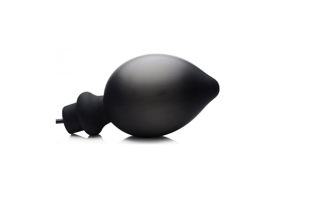 Opblaasbare Buttplug Silicone Ass-Pand Groot