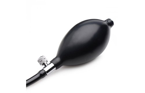 Opblaasbare Buttplug Silicone Ass-Pand Groot