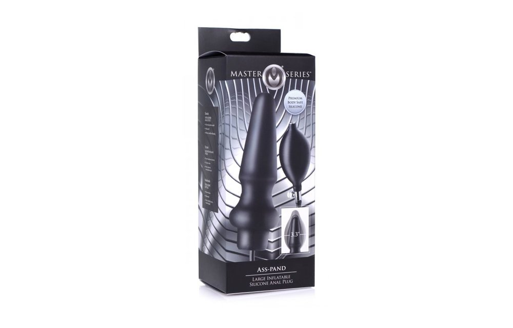 Aufblasbarer Buttplug Silikon Ass-Pand Large