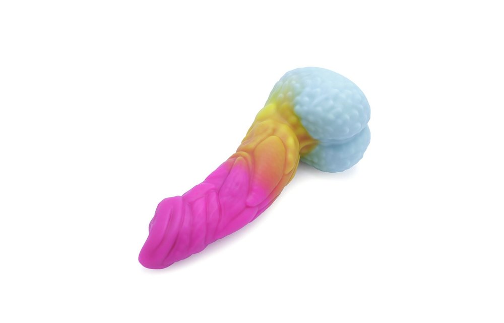 Monstar Fantasy Beast Rainbow dildo 24.5 cm - Medical grade silicone