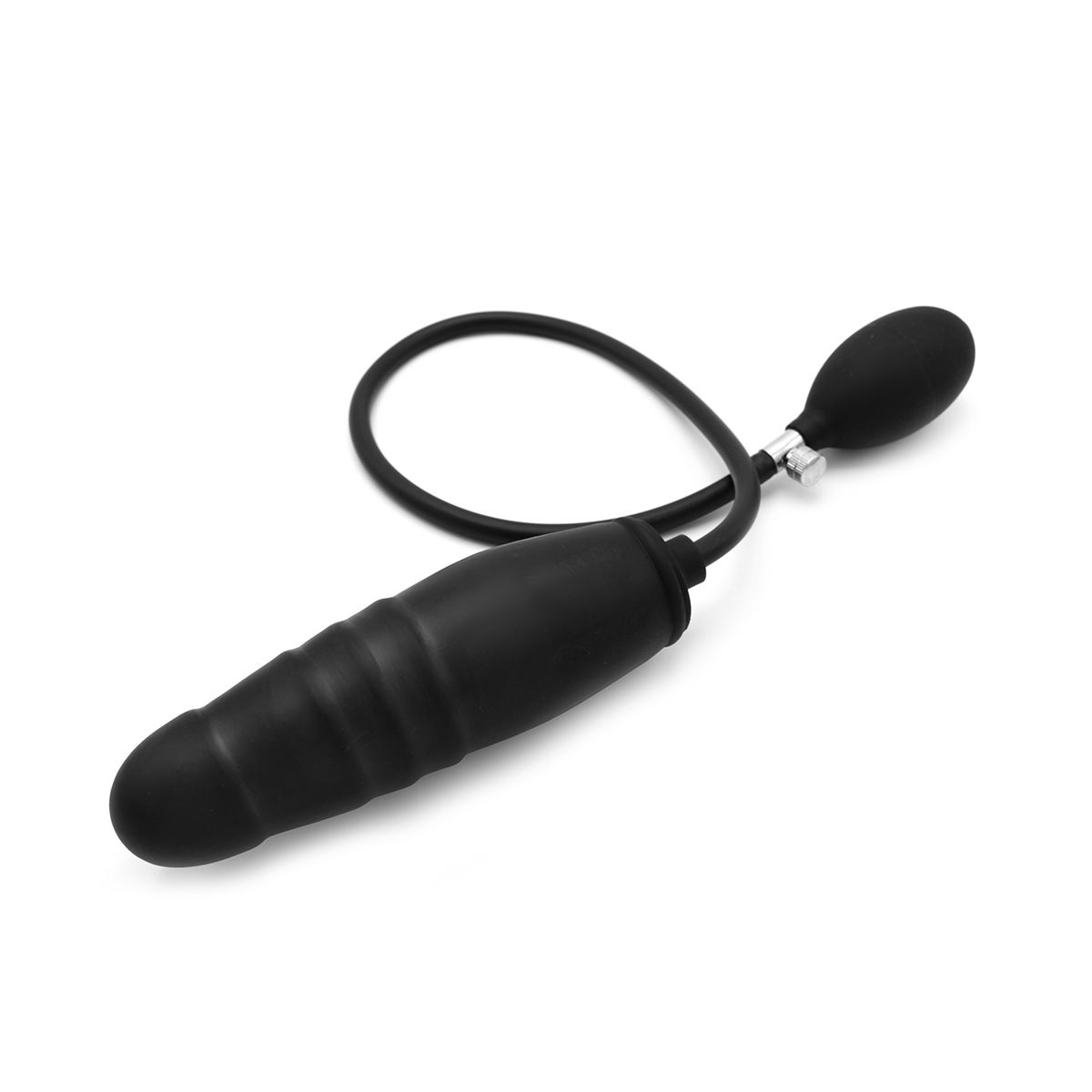 Aufblasbarer Dildo 15 cm | Große gerippte Ringe & wasserdicht