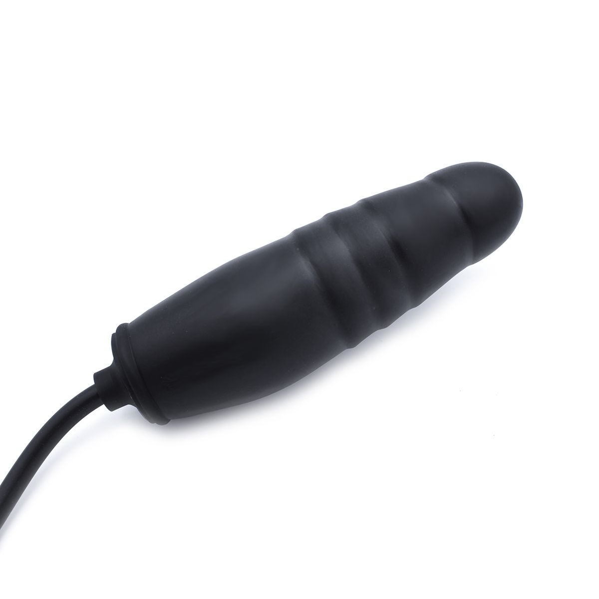 Aufblasbarer Dildo 15 cm | Große gerippte Ringe & wasserdicht