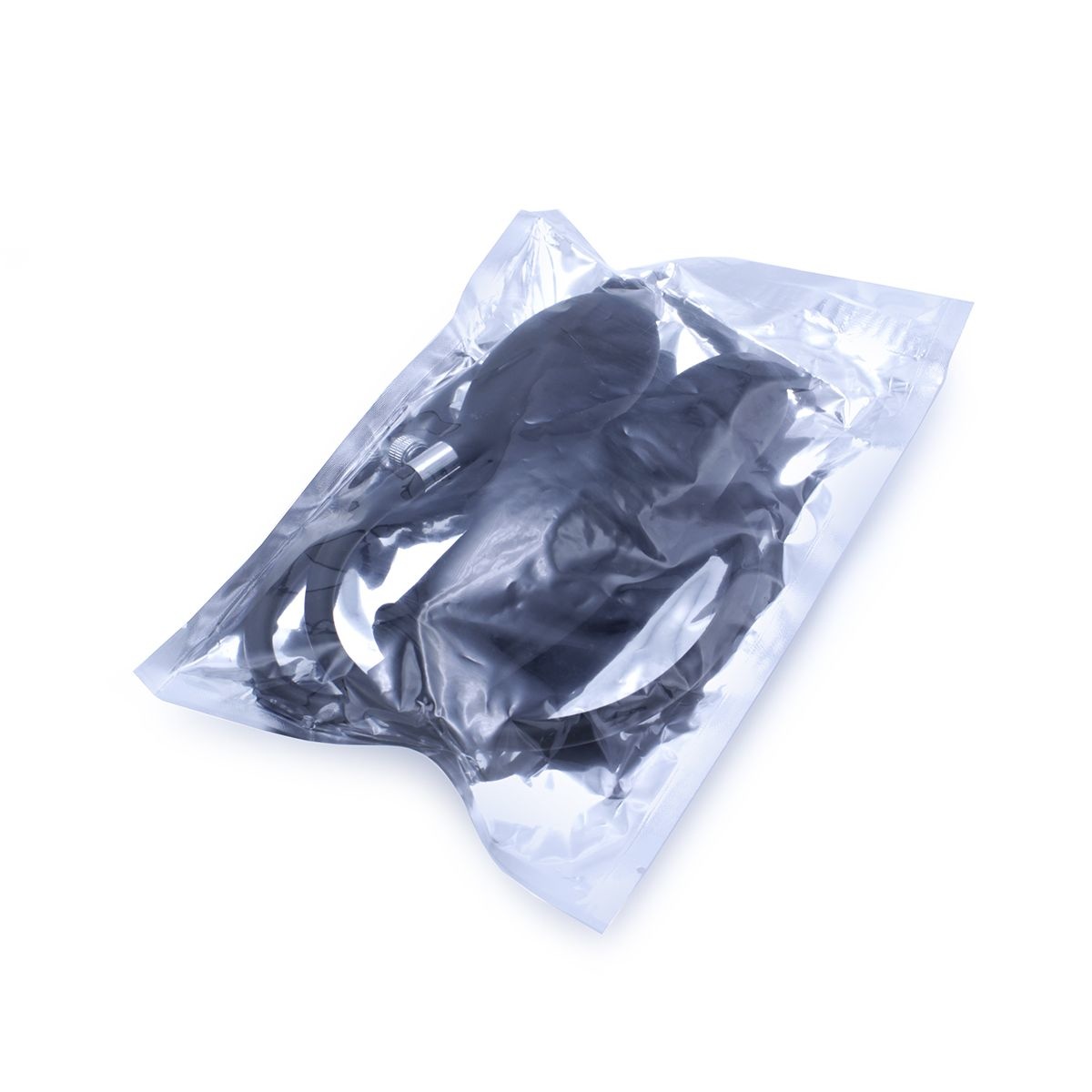 Inflatable Dildo 15 cm | Large Ribbed Rings & Waterproof