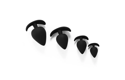 Silicone Butt Plug Starter Set 5.3–9.5 cm – Soft & Beginner