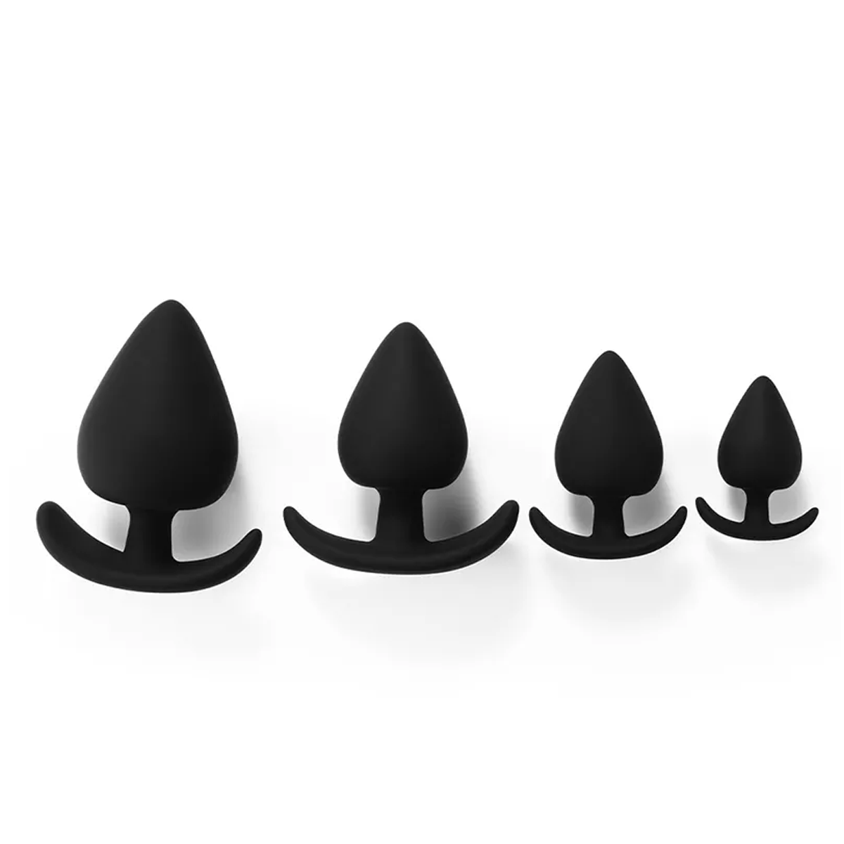 Silicone Butt Plug Starter Set 5.3–9.5 cm – Soft & Beginner