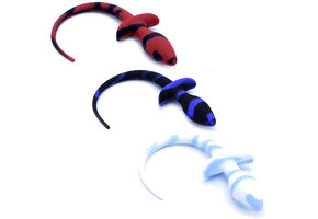 Butt Plug Dog Tail 22.5 cm – Soft Silicone, Waterproof