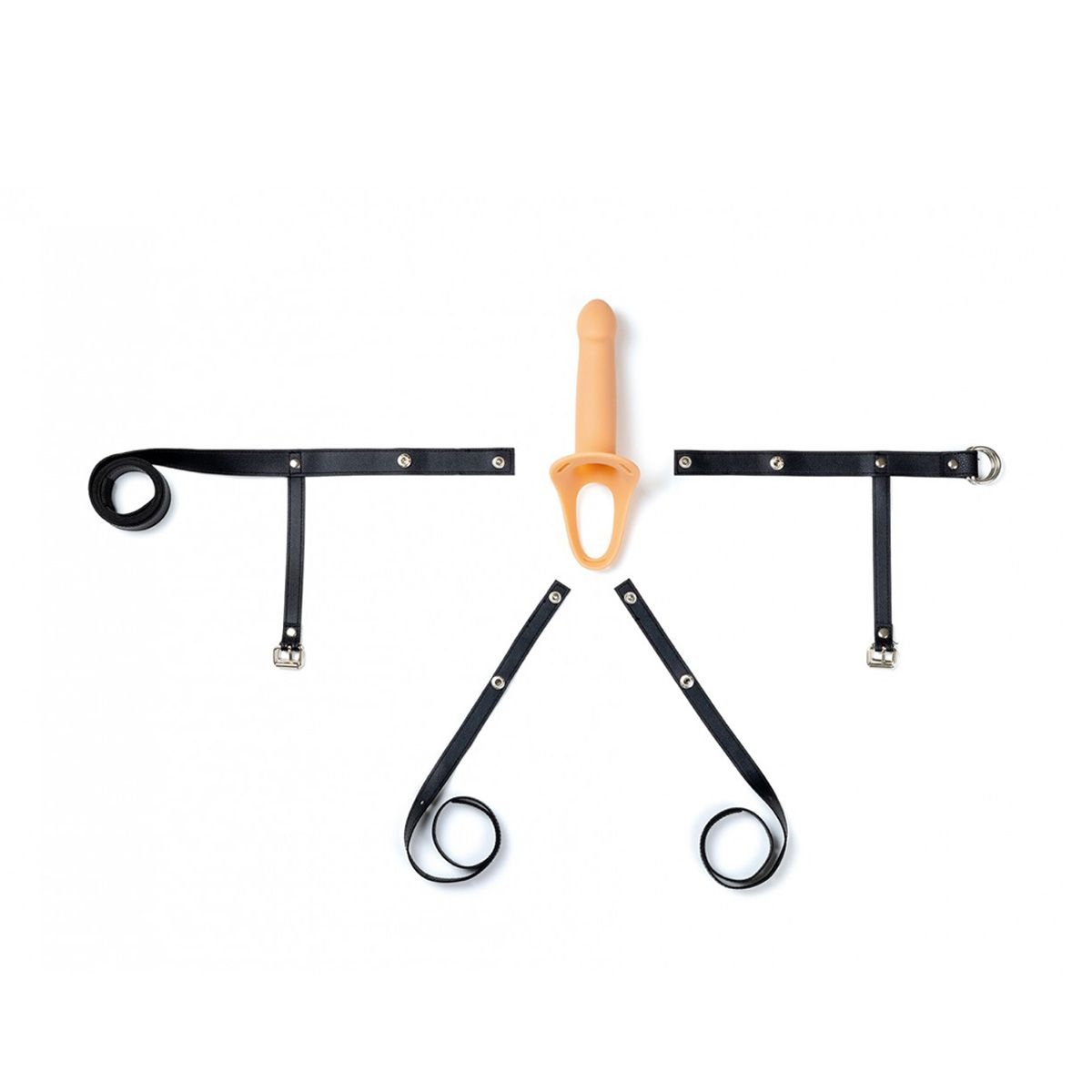 Hollow Strap-On Vibrating Harness | Adjustable & Rechargeable