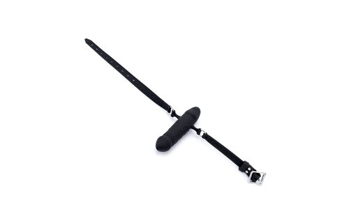 Silikon Doppel Penis Mundknebel