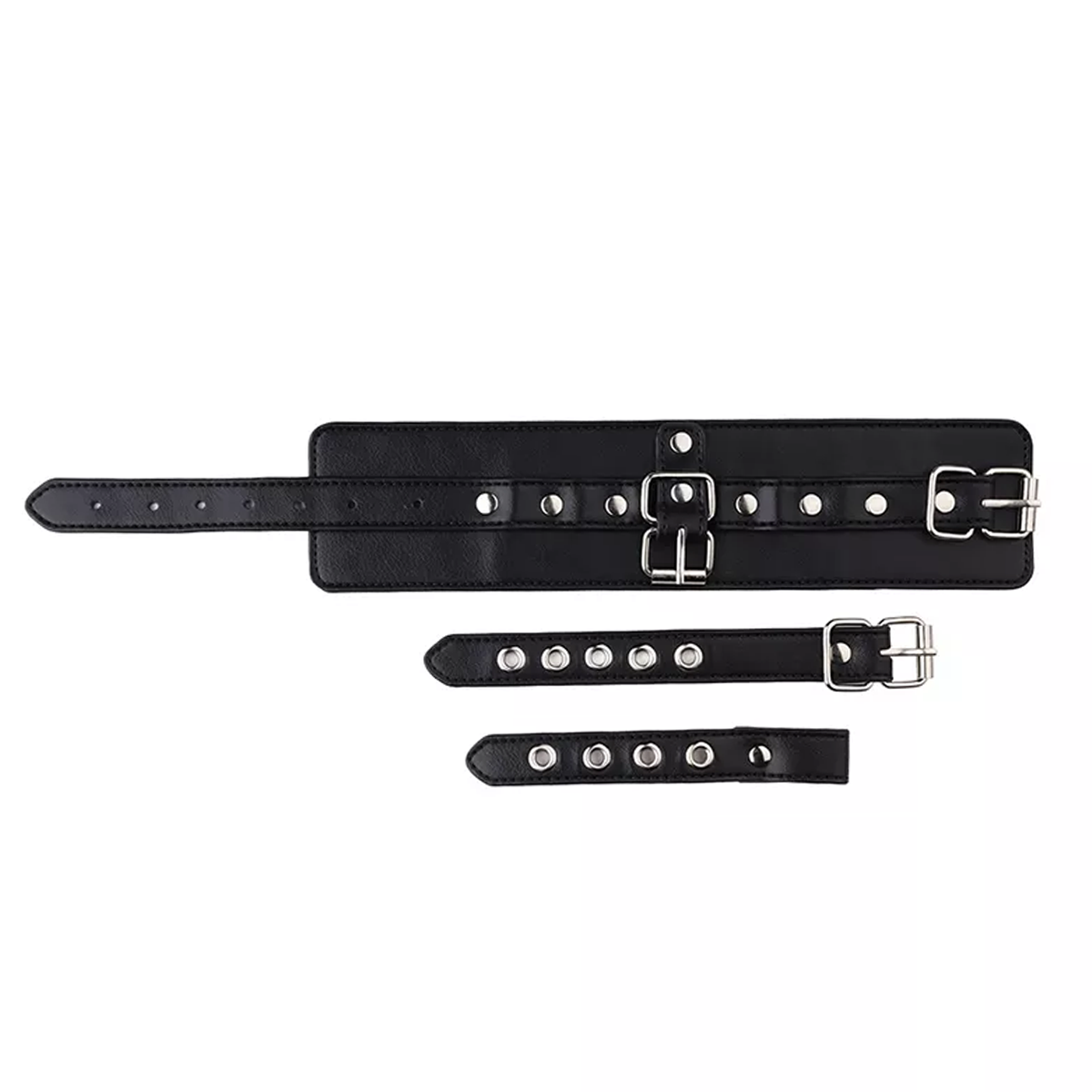 Single Handcuff & Thumb Lock made of PU leather – Hands rendered useless