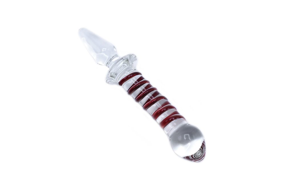 Glass Dildo & Plug Swirl