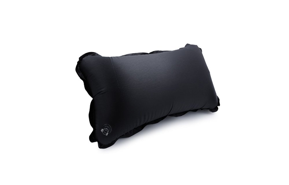 Opblaasbaar Zwart PVC Kussen – Makkelijk Schoon & Compact