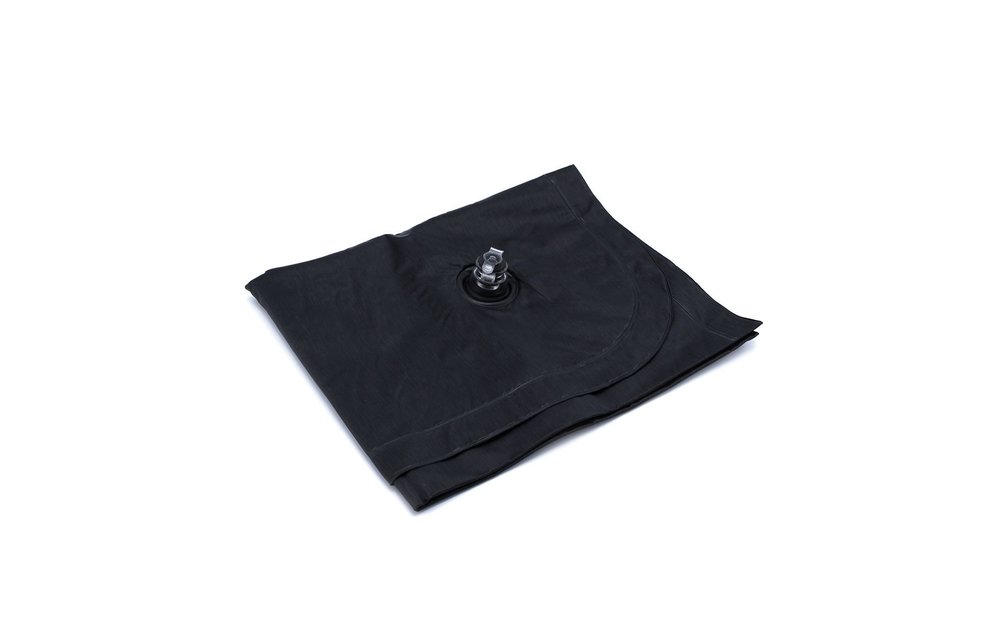 Aufblasbares schwarzes PVC-Kissen – leicht zu reinigen und kompakt