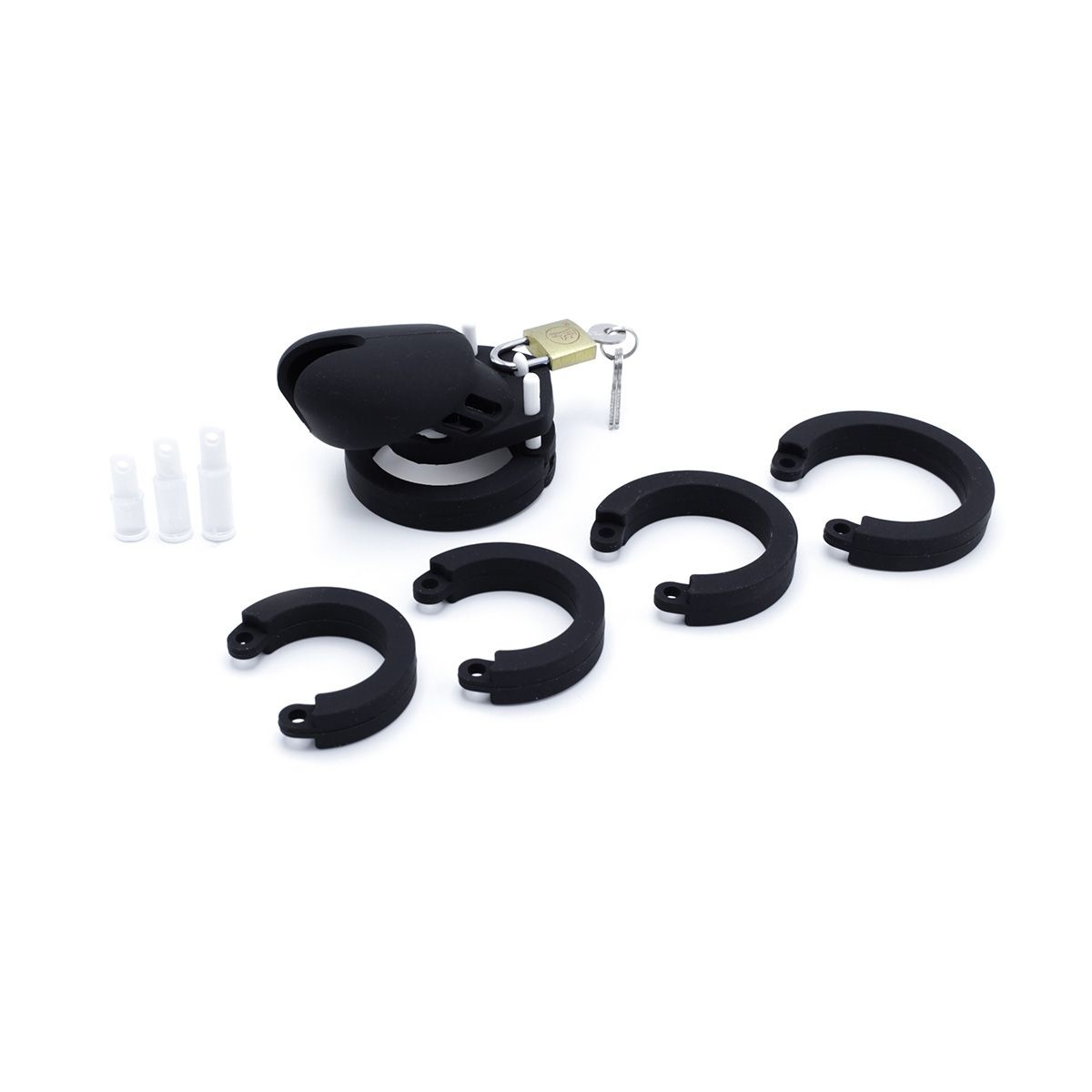 Adjustable Silicone Chastity Device - Comfort & Safety