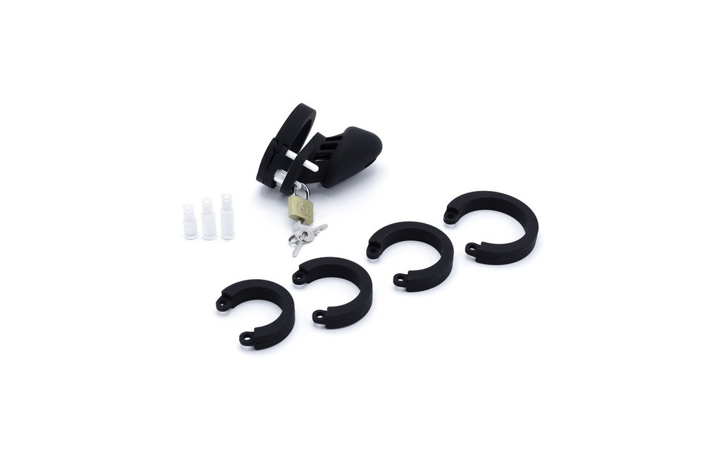 Adjustable Silicone Chastity Device - Comfort & Safety