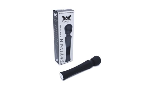 Wand Vibrator Pixey Aquamini - Black Edition