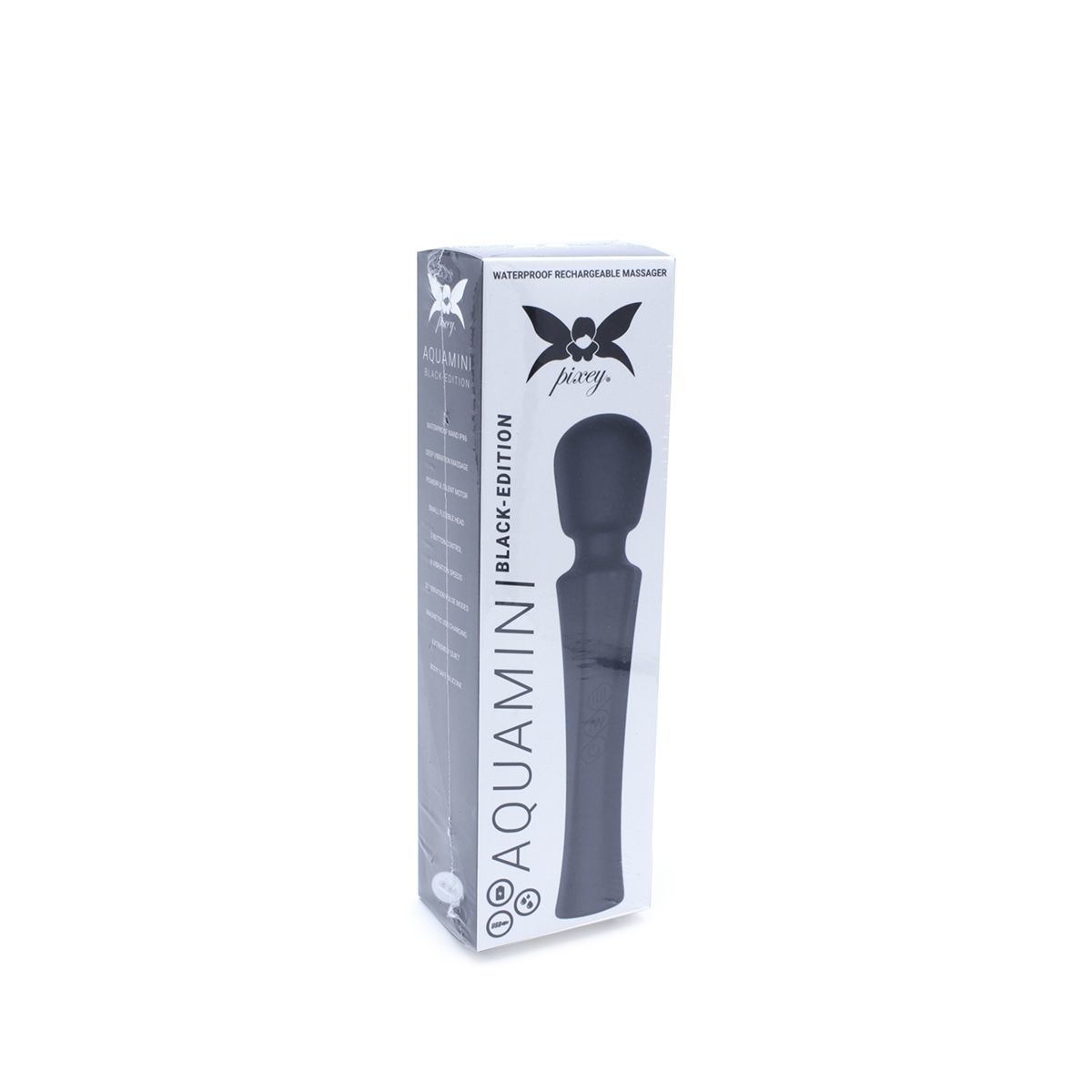 Wand Vibrator Pixey Aquamini - Black Edition
