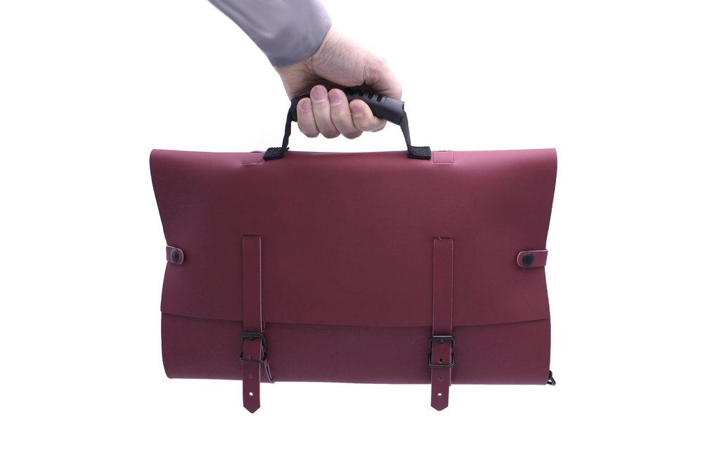 Luxurious Bordeaux Red Bondage Set with Complete BDSM Case