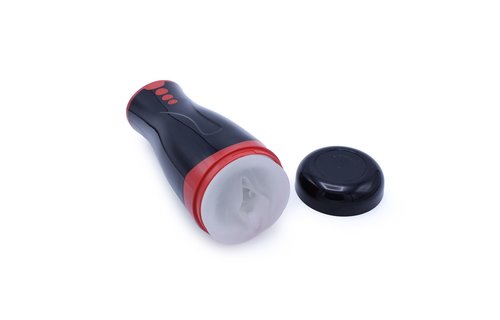 Deluxe Vibrating & Sucking Masturbator Device
