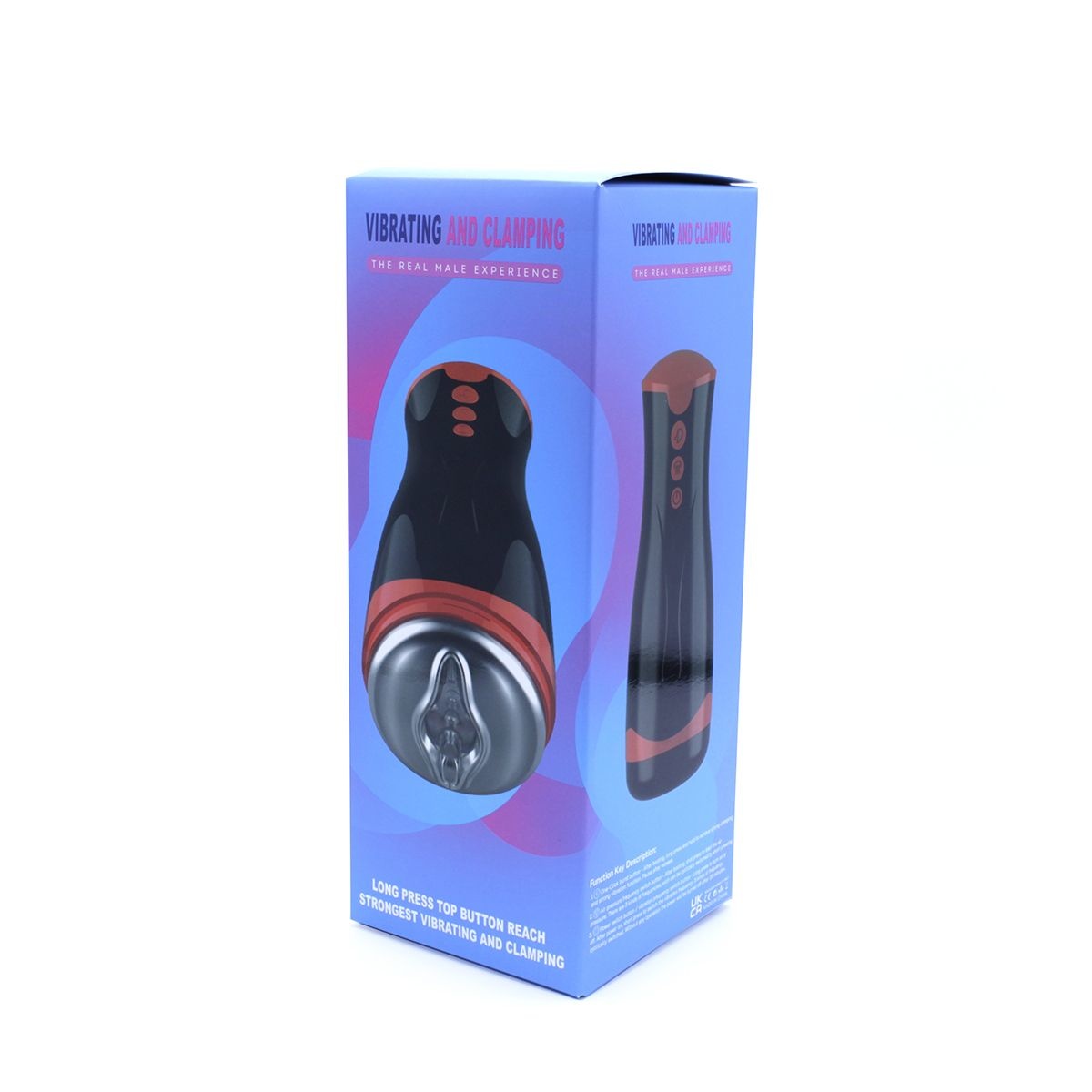 Deluxe Vibrating & Sucking Masturbator Device