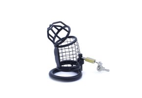 Keuschheitskäfig Quadrate Schwarz