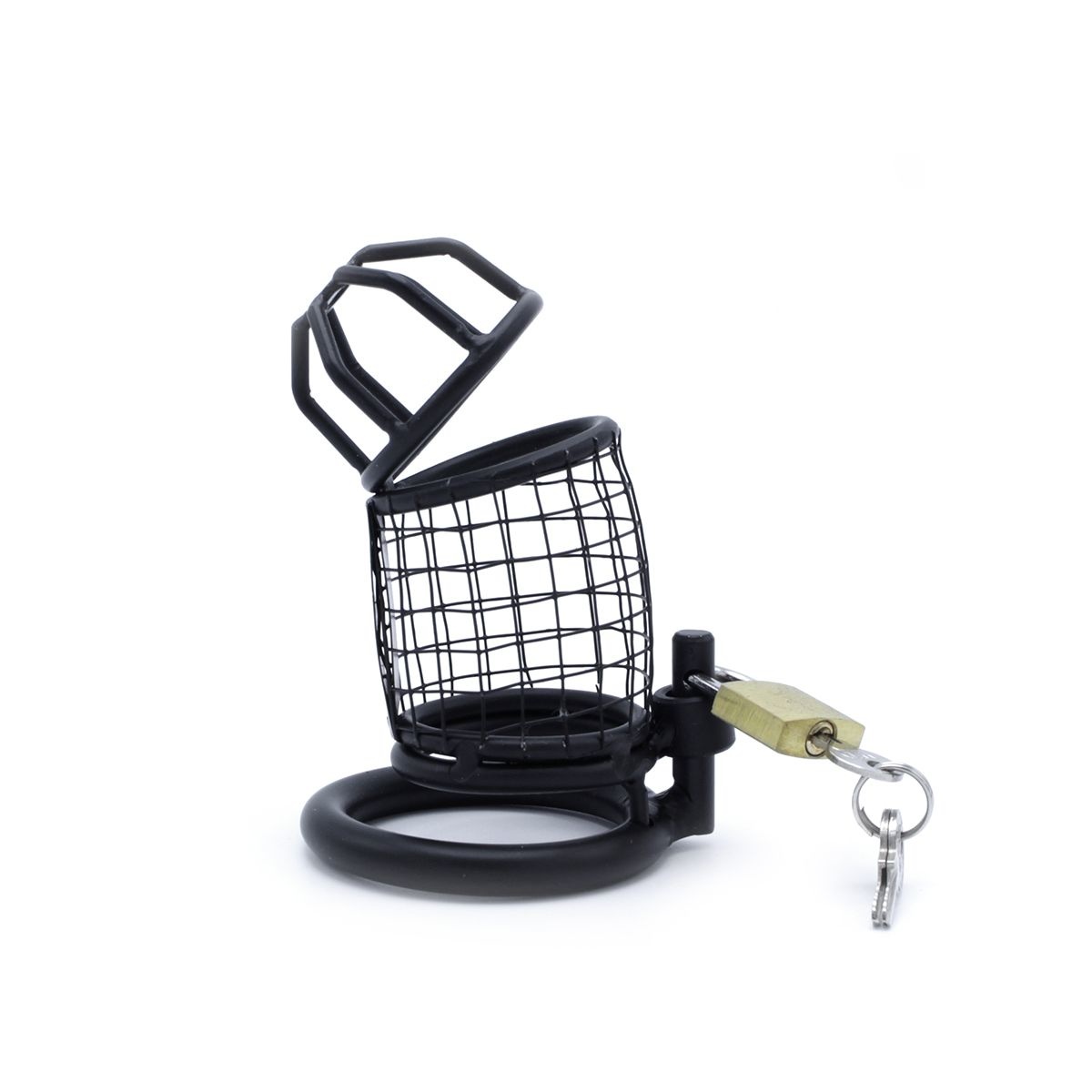 Black Squares Chastity Cage - Safe & Comfortable