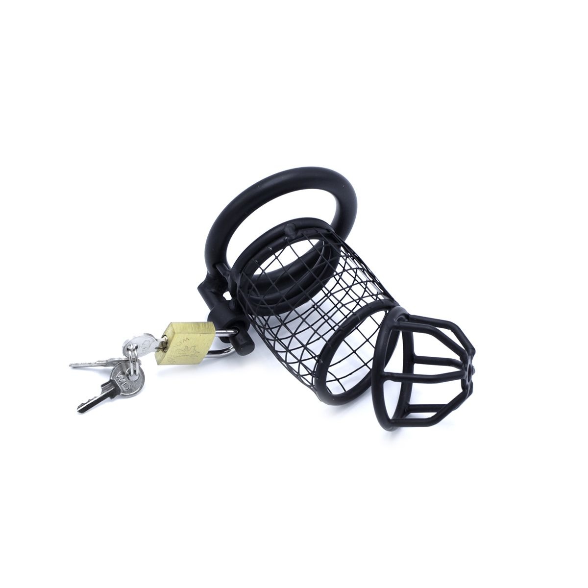 Black Squares Chastity Cage - Safe & Comfortable