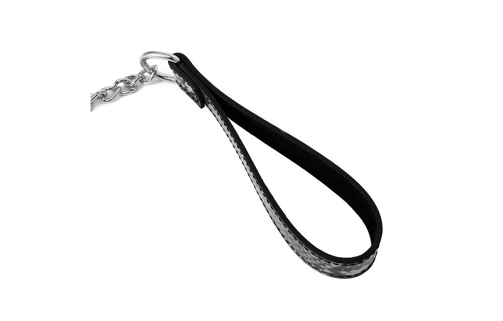 Collar Reptiles Print Silver
