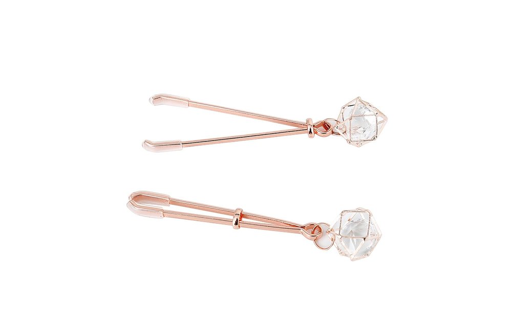 Nipple Clamps Rose Gold Prisma | Adjustable Sensation