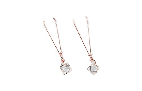 Nipple Clamps Rose Gold Prism