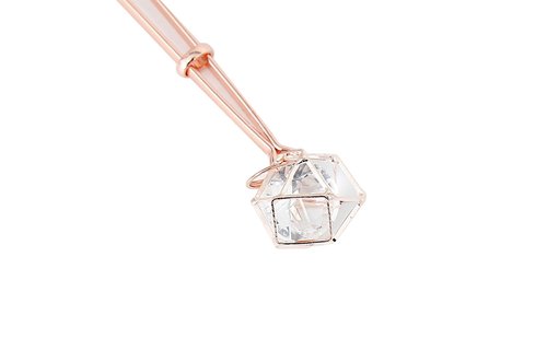 Nippelklammern Rose Gold Prisma