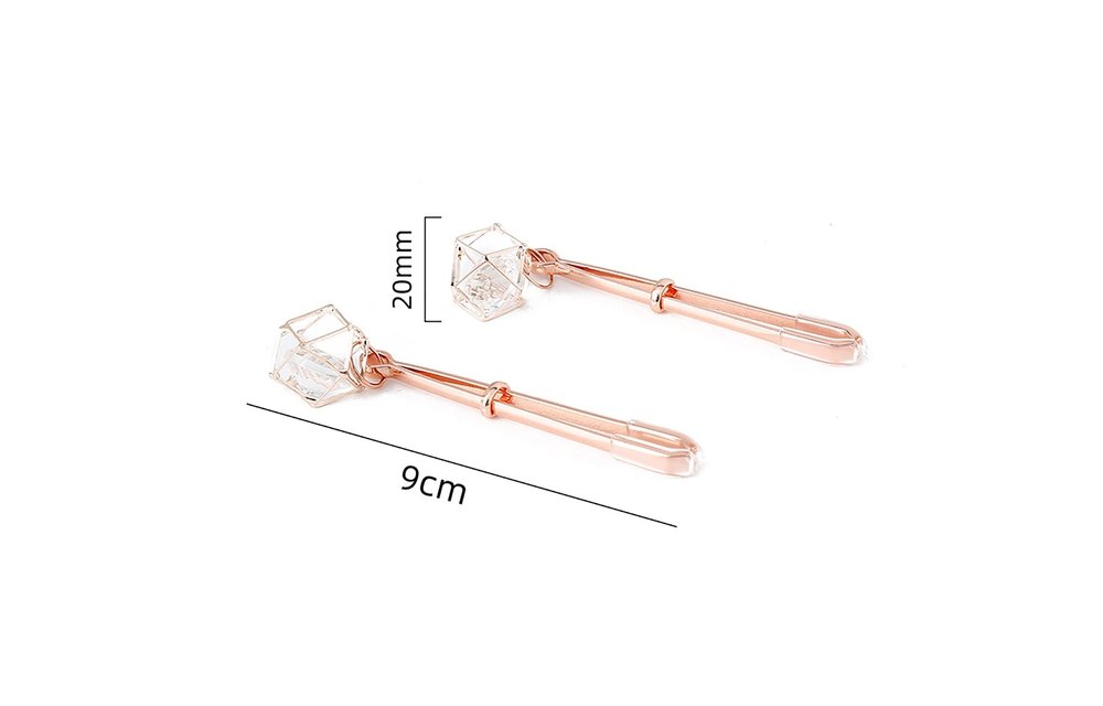 Nipple Clamps Rose Gold Prisma | Adjustable Sensation
