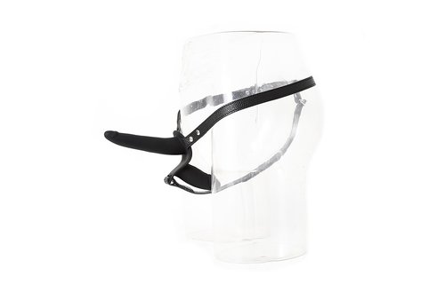 Double Penis Harness | Silicone Dildos & Vegan Leather Strap