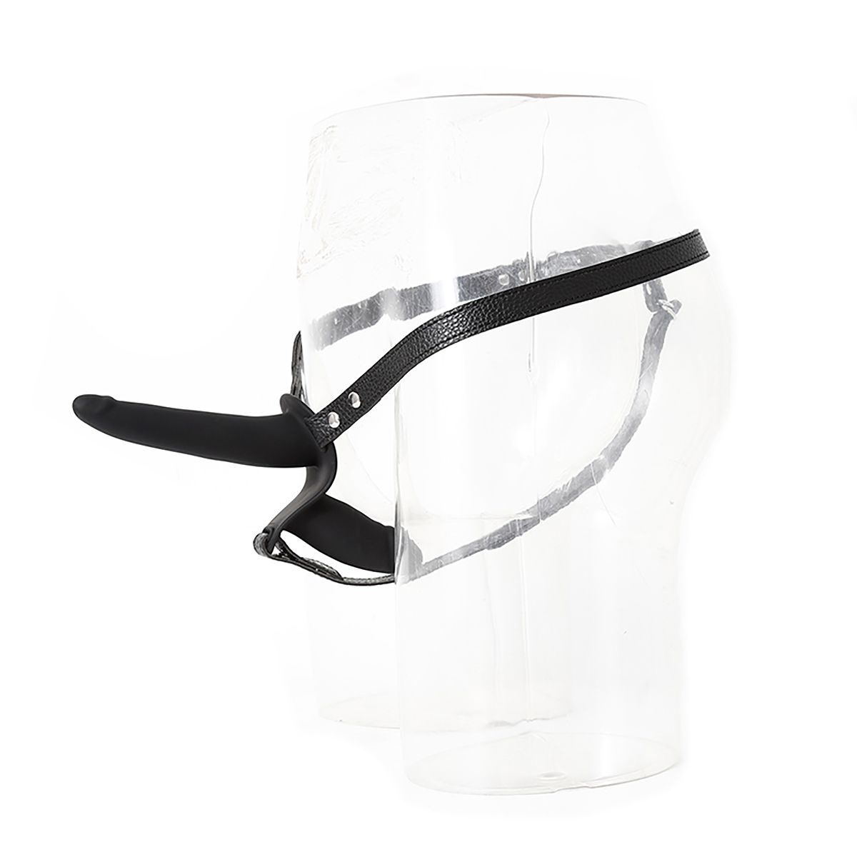 Double Penis Harness | Silicone Dildos & Vegan Leather Strap