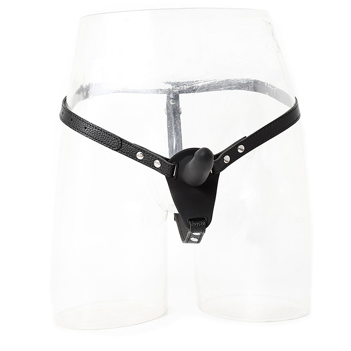 Double Penis Harness | Silicone Dildos & Vegan Leather Strap