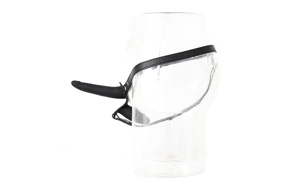 Double Penis Harness | Silicone Dildos & Vegan Leather Strap