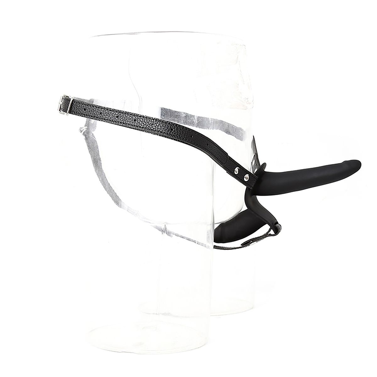 Double Penis Harness | Silicone Dildos & Vegan Leather Strap