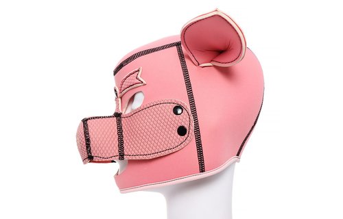 Schwein Neopren BDSM Kapuze