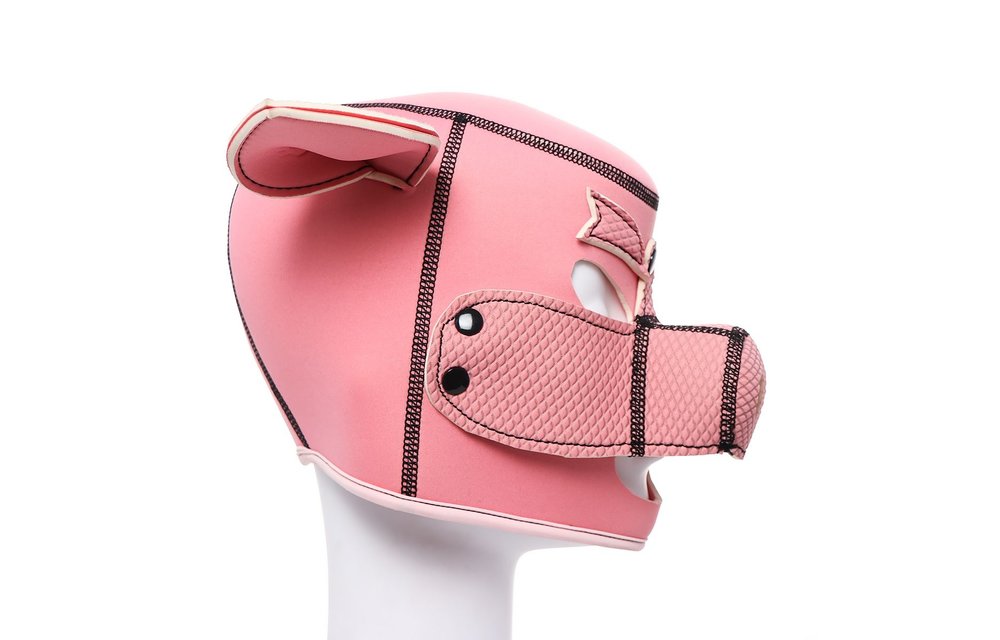 Schwein Neopren BDSM Kapuze
