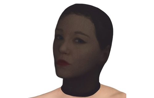 Zwart Hoofdkousenmasker Kant | Comfortabel & BDSM Geschikt