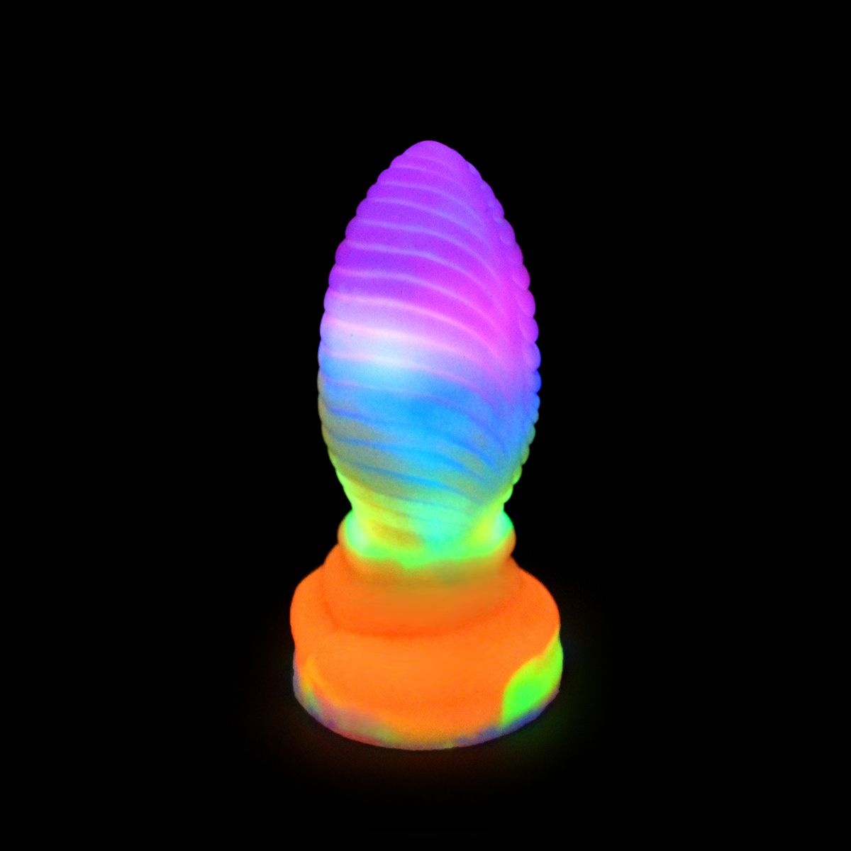 Monstar Fantasy Egg Glow In Dark Dildo 16.5 cm – Silicone