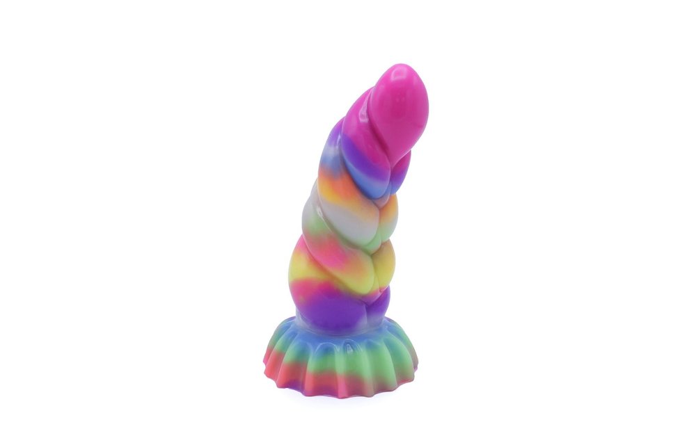 Dildo Monstar Fantasy Swirl Glow In Dark