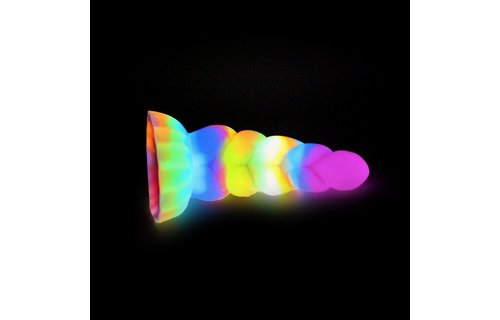 Dildo Monstar Fantasy Swirl Glow In Dark