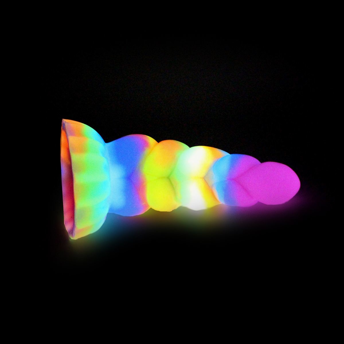 Monstar Fantasy Swirl Glow Dildo 17 cm – Glow in the Dark
